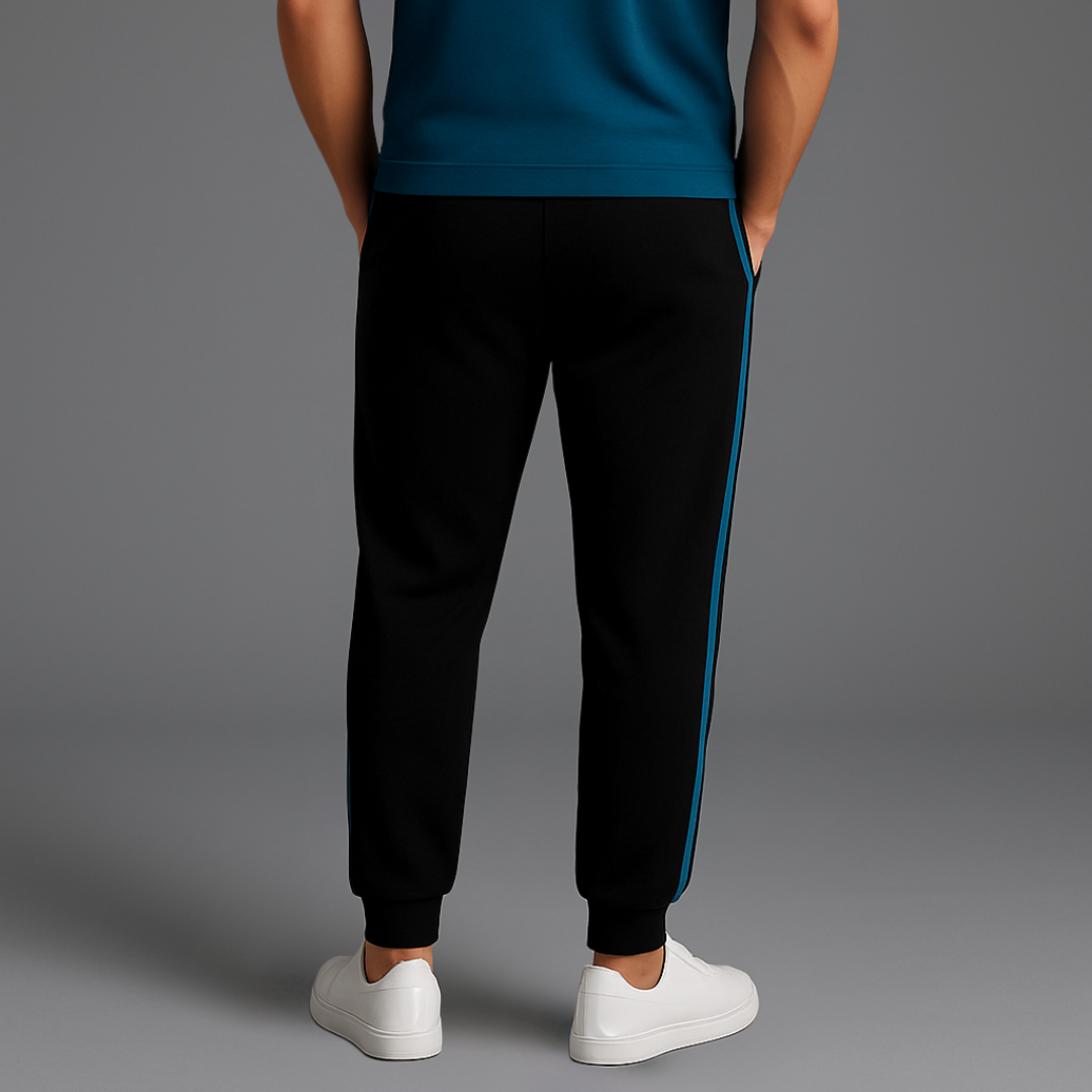 Single Stripe Cotton jersey Trouser