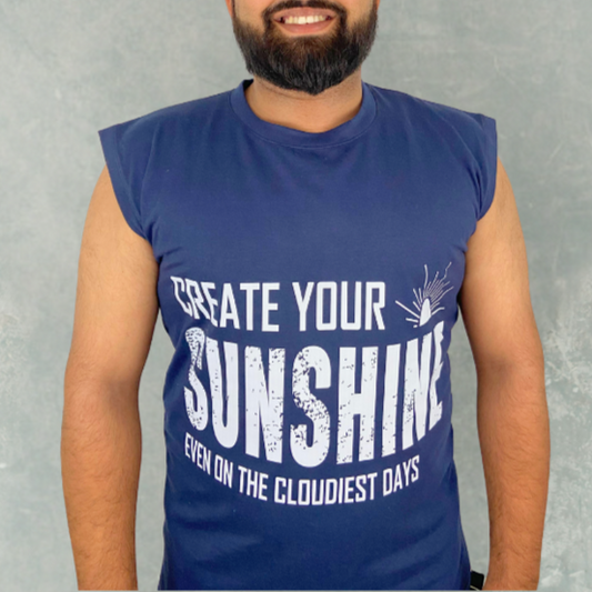 Sunshine Sleeve Less T-Shirt
