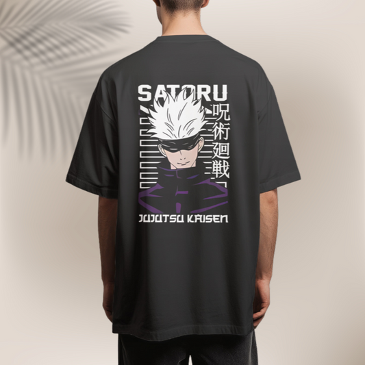 Men’s GOJO SATORU Anime Drop Shoulder Tee