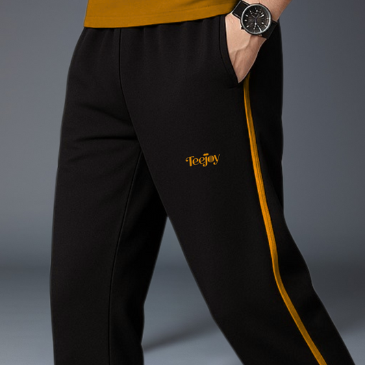 Single Stripe Cotton jersey Trouser