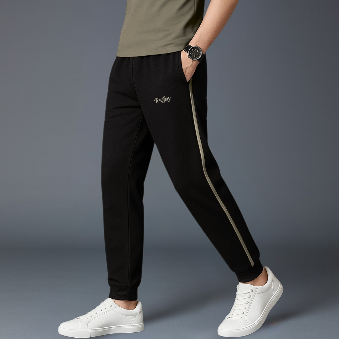 Single Stripe Cotton jersey Trouser