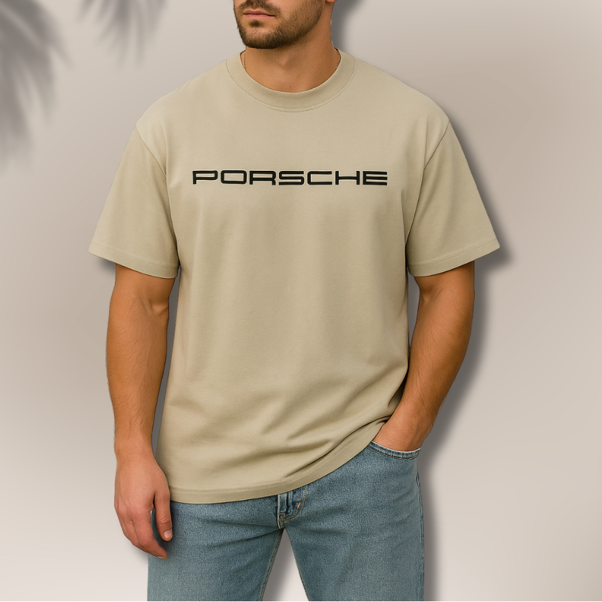 Men’s Porsche Graphic Tee - Custom Size Product