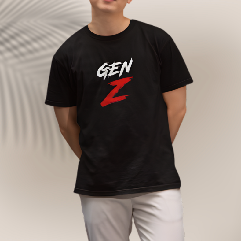 GEN Z – Bold Streetwear Tee For Men's