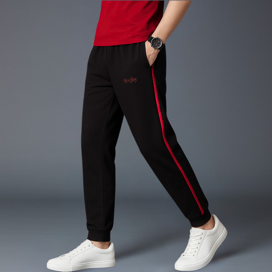 Single Stripe Cotton jersey Trouser