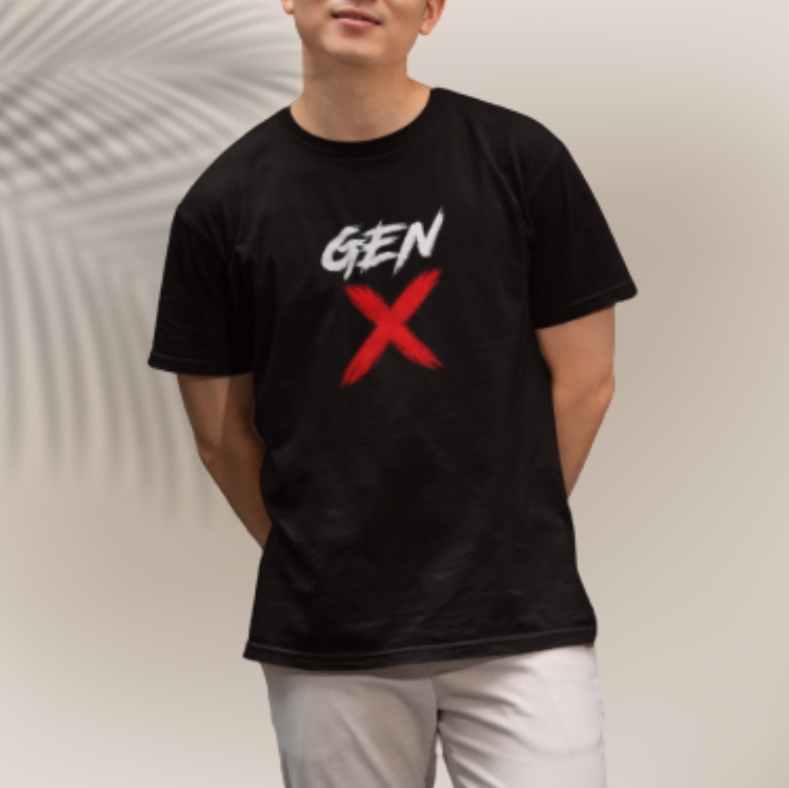 GEN X – Bold Streetwear Tee For Men's