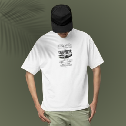 Men's Dodge Challenger Drop Shoulder Tee