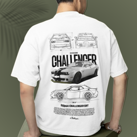 Men's Dodge Challenger Drop Shoulder Tee
