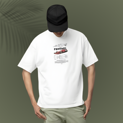 Men's Ferrari Drop Shoulder Tee