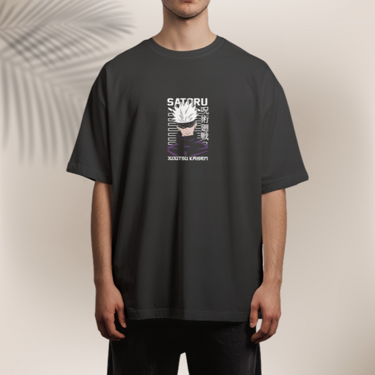Men’s GOJO SATORU Anime Drop Shoulder Tee