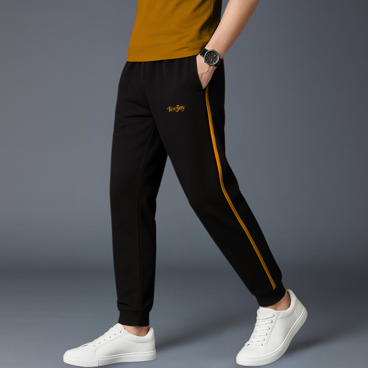 Single Stripe Cotton jersey Trouser