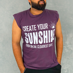 Sunshine Sleeve Less T-Shirt