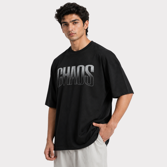Men’s CHAOS Wolf Drop Shoulder Tee